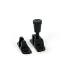 Black Brompton Brighton Fastener (Radiused) - Brighton Fasteners - From The Anvil - Yester Home