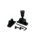 Black Brompton Brighton Fastener (Radiused) - Brighton Fasteners - From The Anvil - Yester Home