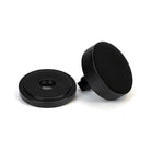 Black Brompton Centre Door Knob (Art Deco) | From The Anvil-Centre Door Knobs-Yester Home