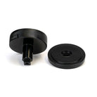Black Brompton Centre Door Knob (Art Deco) | From The Anvil - Centre Door Knobs - From The Anvil - Yester Home
