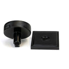 Black Brompton Centre Door Knob (Square) | From The Anvil-Centre Door Knobs-Yester Home