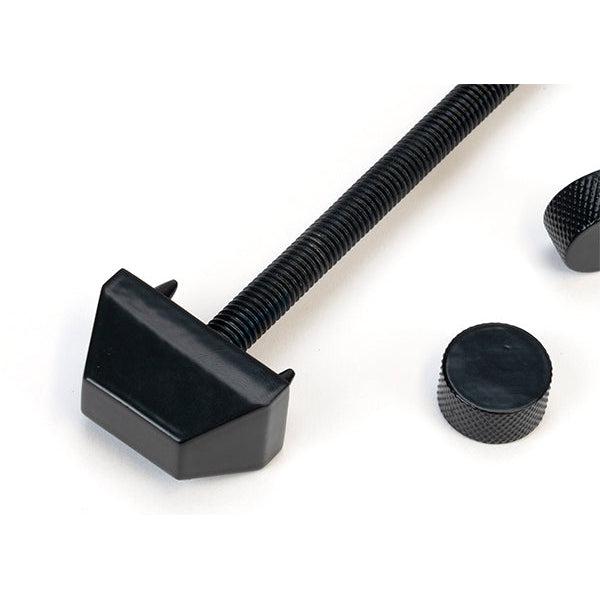 Black Brompton Door Knocker | From The Anvil-Bolt-Through Door Knockers-Yester Home