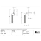 Black Brompton Espag - LH | From The Anvil-Espag. Fasteners-Yester Home