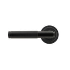 Black Brompton Lever on Rose Set (Art Deco) | From The Anvil - Concealed - From The Anvil - Yester Home