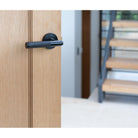 Black Brompton Lever on Rose Set (Beehive) | From The Anvil-Concealed-Yester Home