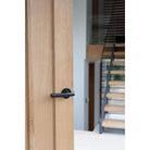 Black Brompton Lever on Rose Set (Plain) - Unsprung | From The Anvil-Concealed-Yester Home