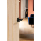 Black Brompton Lever on Rose Set (Square) | From The Anvil-Concealed-Yester Home