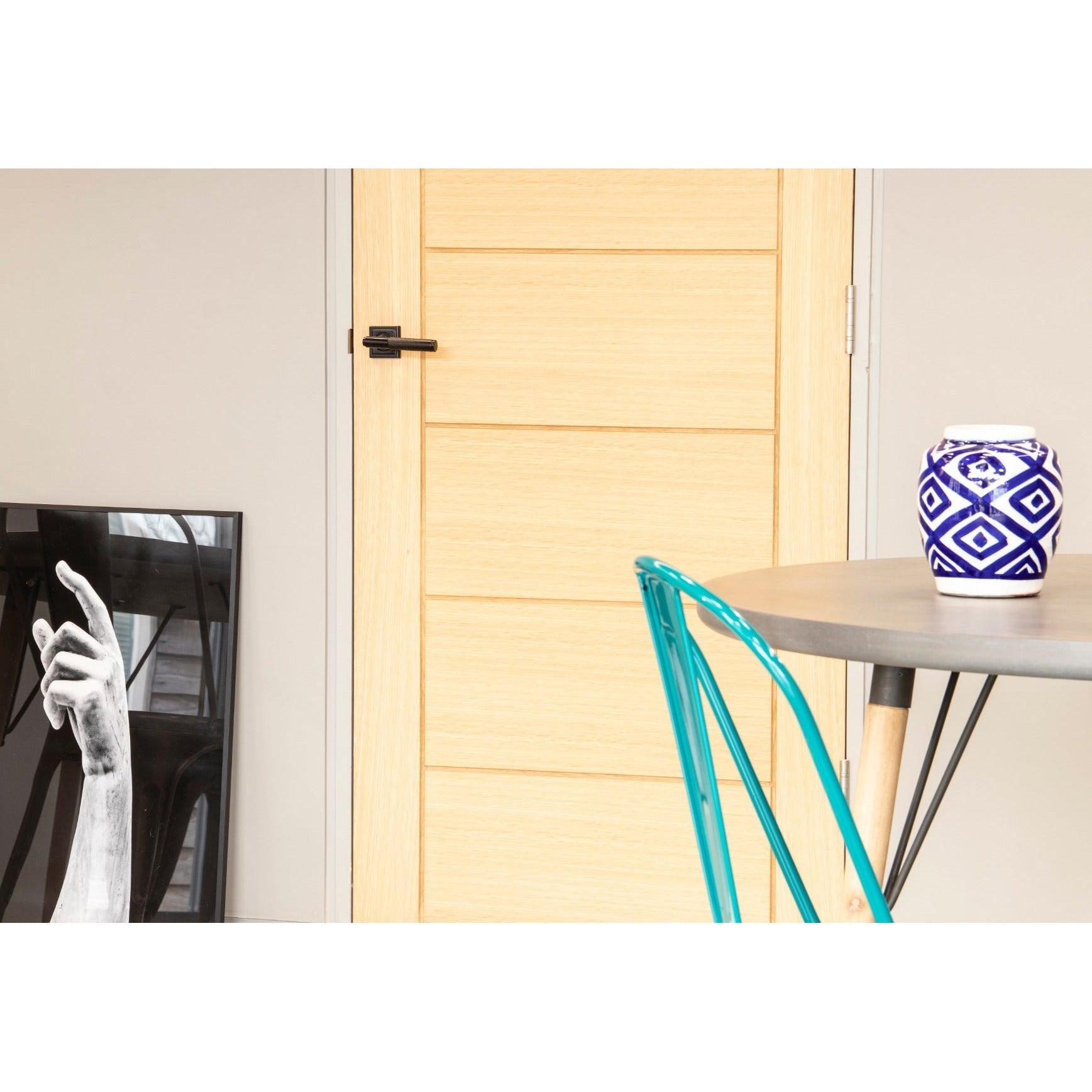 Black Brompton Lever on Rose Set (Square) | From The Anvil-Concealed-Yester Home