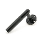 Black Brompton Lever on Rose Set (Square) - Unsprung | From The Anvil-Concealed-Yester Home