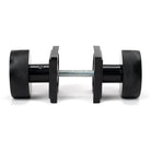 Black Brompton Mortice/Rim Knob Set (Square) | From The Anvil-Mortice Knobs-Yester Home