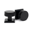 Black Brompton Mortice/Rim Knob Set (Square) | From The Anvil - Mortice Knobs - From The Anvil - Yester Home