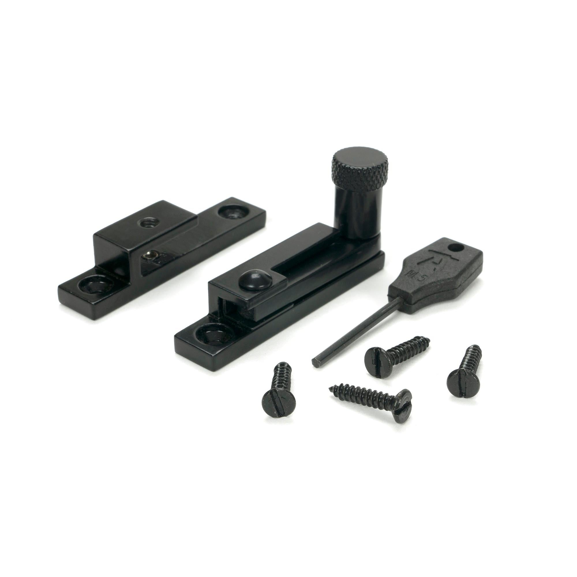 Black Brompton Quadrant Fastener - Narrow - Quadrant Fasteners - From The Anvil - Yester Home