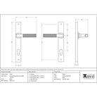 Black Brompton Slimline Lever Espag. Lock Set | From The Anvil-Espagnolette-Yester Home