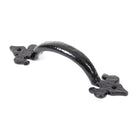 Black Cast 6" Fleur De Lys Pull Handle | From The Anvil - Pull Handles - From The Anvil - Yester Home