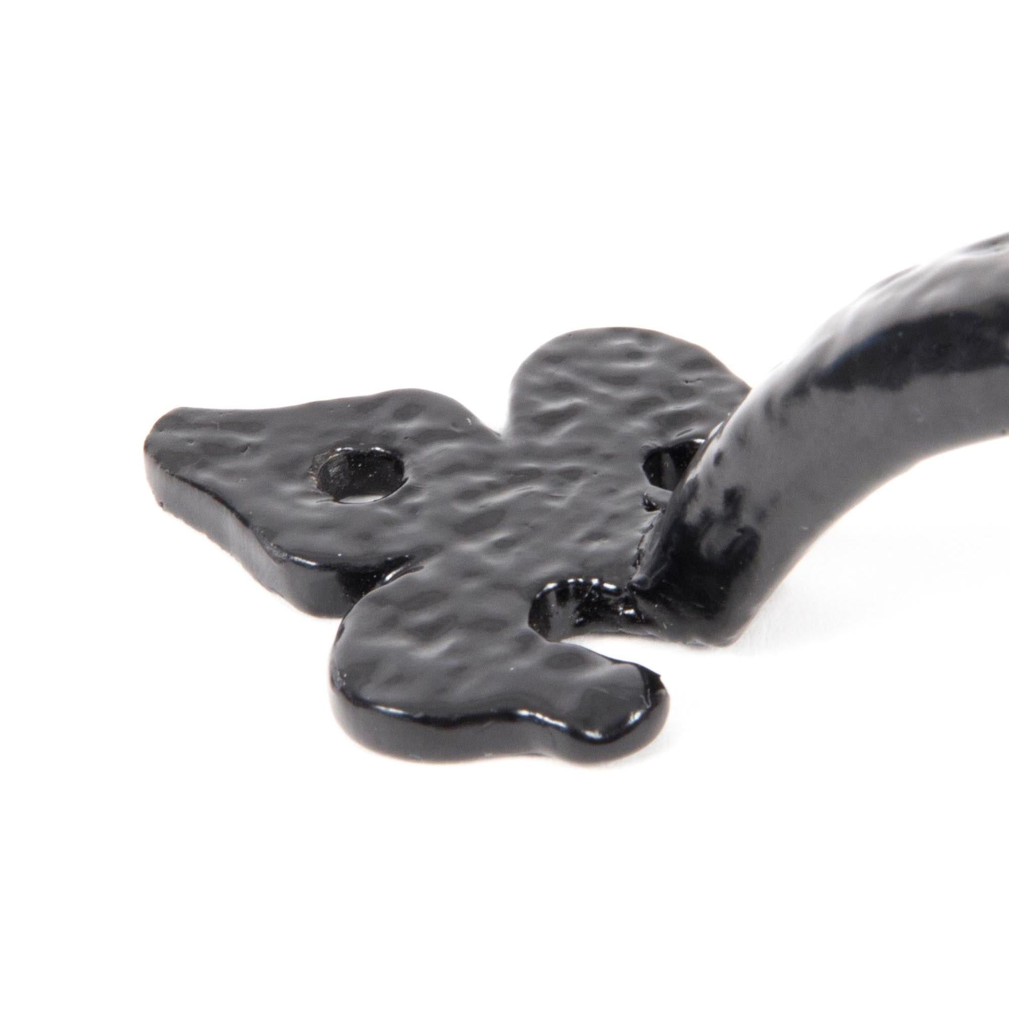 Black Cast 6" Fleur De Lys Pull Handle | From The Anvil - Pull Handles - From The Anvil - Yester Home