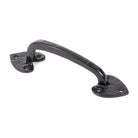 Black Cast 8" Gothic Pull Handle | From The Anvil - Pull Handles - From The Anvil - Yester Home