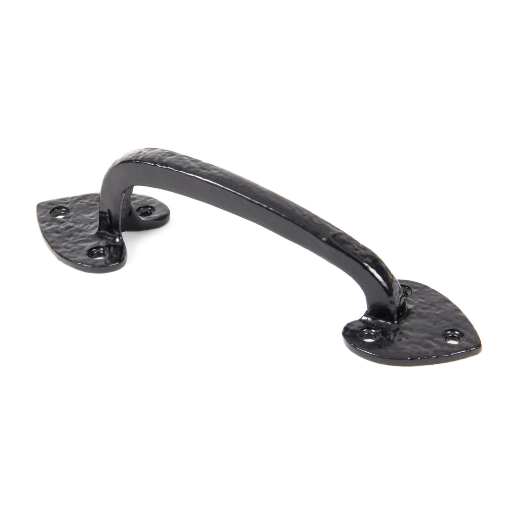 Black Cast 8" Gothic Pull Handle | From The Anvil-Pull Handles-Yester Home