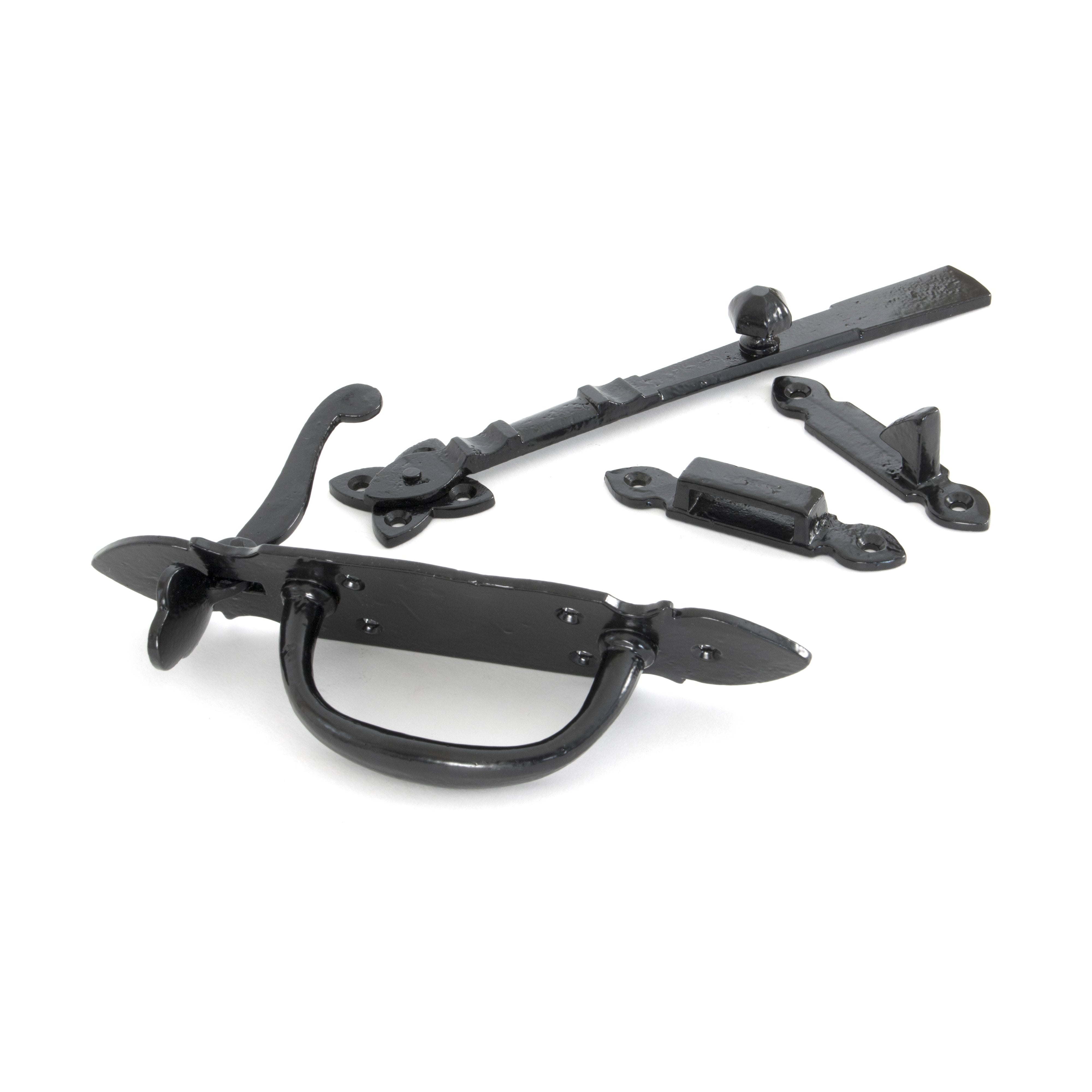 Black Cast Suffolk Latch | From The Anvil-Thumblatches-Yester Home