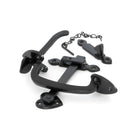 Black Cast Thumblatch Set with Chain | From The Anvil-Thumblatches-Yester Home