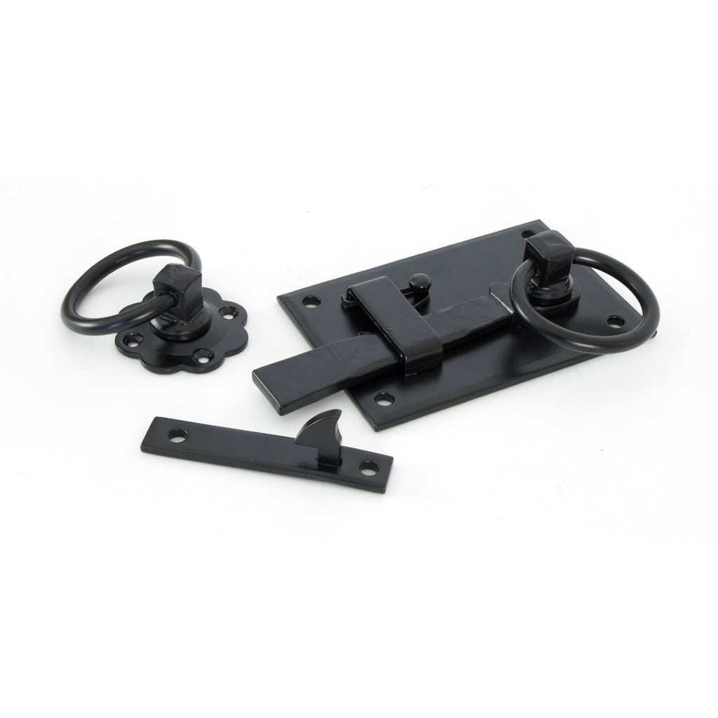 Black Cottage Latch - RH | From The Anvil-Latches-Yester Home