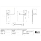 Black Cottage Lever Bathroom Set | From The Anvil-Lever Bathroom-Yester Home