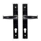 Black Cottage Lever Espag. Lock Set | From The Anvil-Espagnolette-Yester Home