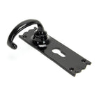 Black Cottage Lever Euro Lock Set | From The Anvil - Lever Euro - From The Anvil - Yester Home