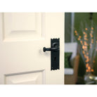 Black Cottage Lever Lock Set | From The Anvil-Lever Lock-Yester Home