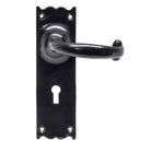 Black Cottage Lever Lock Set | From The Anvil - Lever Lock - From The Anvil - Yester Home