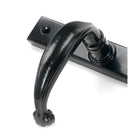 Black Cottage Slimline Lever Espag. Latch Set | From The Anvil-Espagnolette-Yester Home