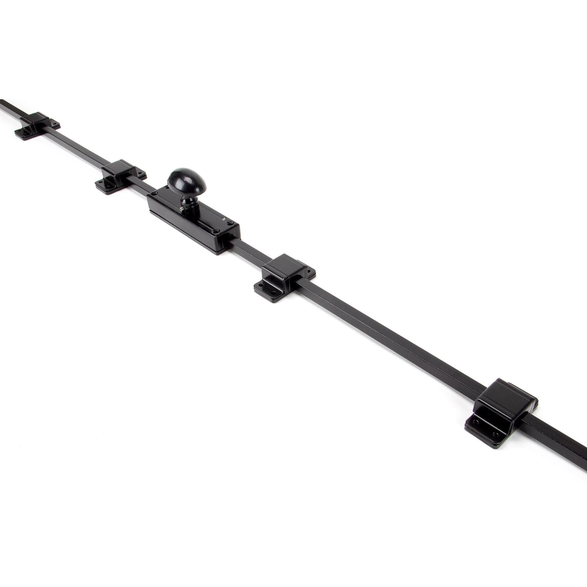 Black Cremone Bolt | From The Anvil - Bolts - From The Anvil - Yester Home