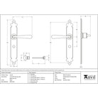 Black Cromwell Lever Bathroom Set | From The Anvil-Lever Bathroom-Yester Home