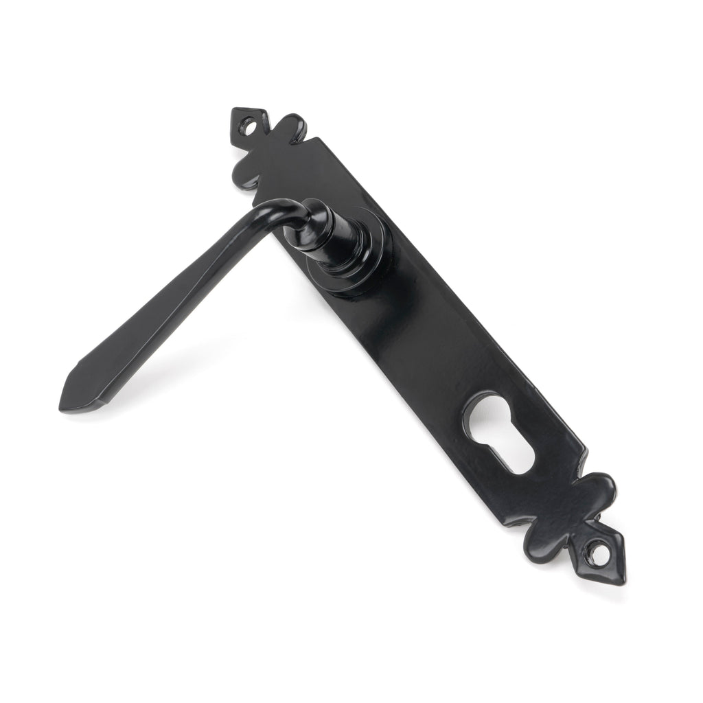 Black Cromwell Lever Espag. Lock Set | From The Anvil