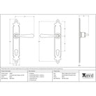 Black Cromwell Lever Espag. Lock Set | From The Anvil-Espagnolette-Yester Home