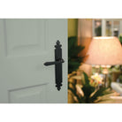 Black Cromwell Lever Latch Set | From The Anvil-Lever Latch-Yester Home