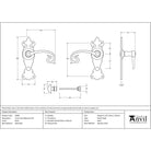 Black Curly Lever Bathroom Set | From The Anvil - Lever Bathroom - From The Anvil - Yester Home
