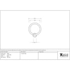 Black Curtain Ring | From The Anvil-Curtain Rings-Yester Home