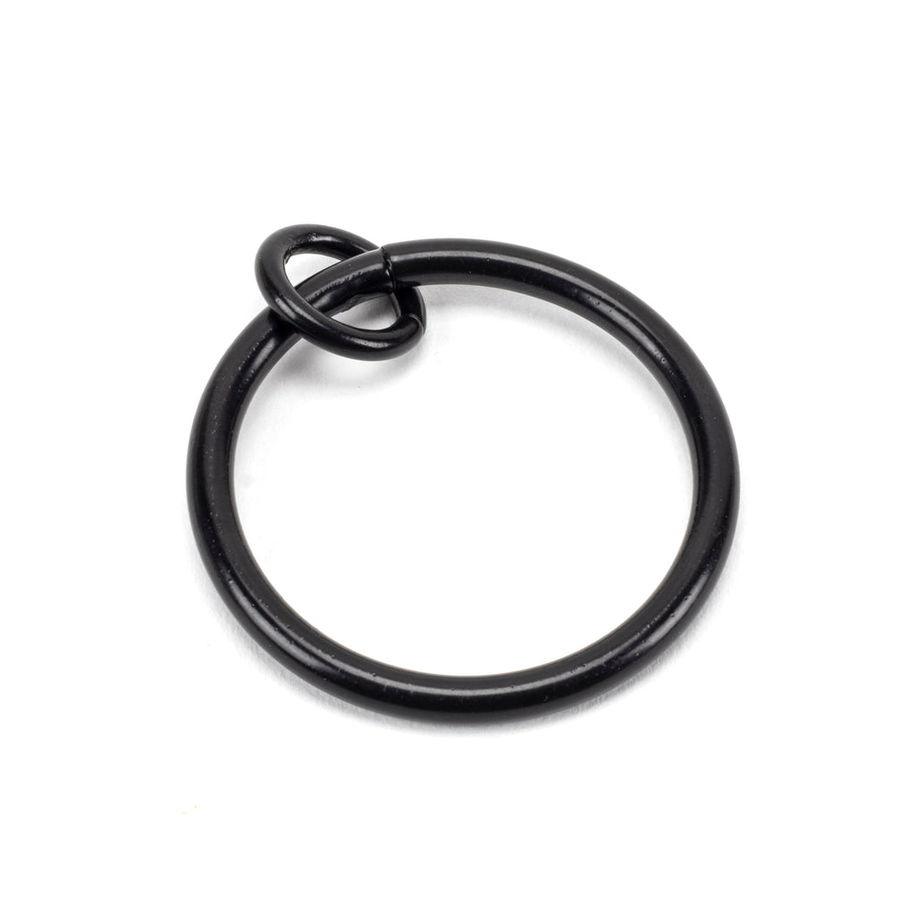 Black Curtain Ring | From The Anvil-Curtain Rings-Yester Home
