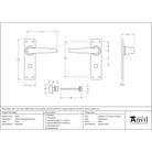 Black Deluxe Lever Bathroom Set | From The Anvil - Lever Bathroom - From The Anvil - Yester Home
