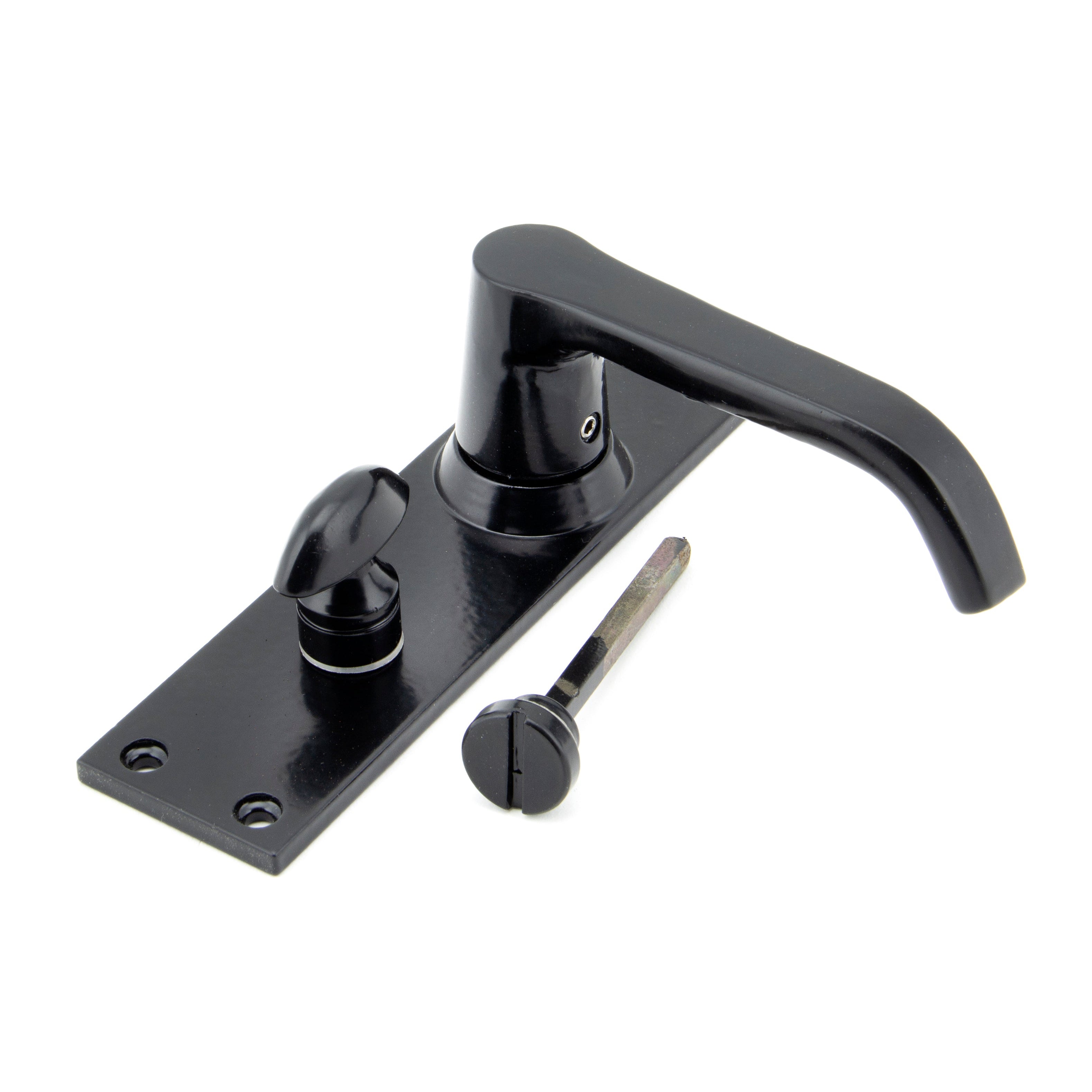 Black Deluxe Lever Bathroom Set | From The Anvil-Lever Bathroom-Yester Home