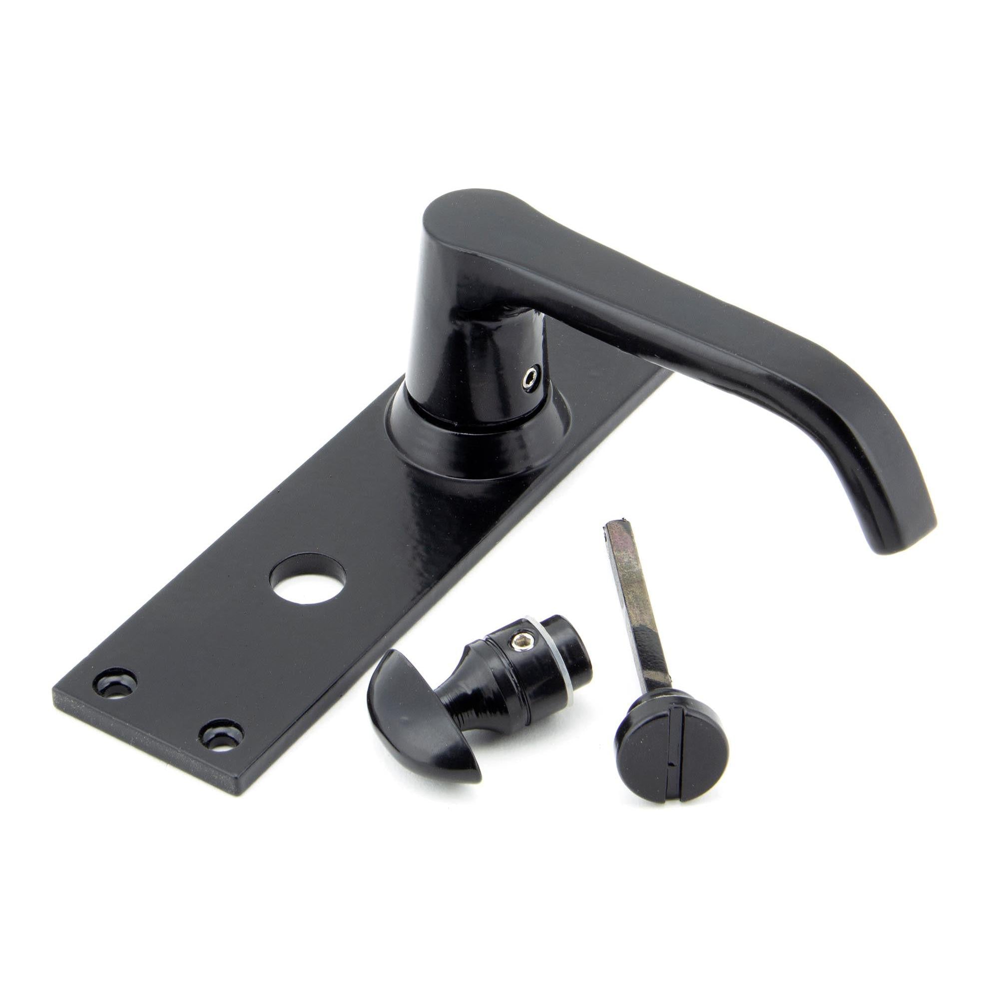 Black Deluxe Lever Bathroom Set | From The Anvil - Lever Bathroom - From The Anvil - Yester Home