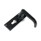 Black Deluxe Lever Euro Lock Set | From The Anvil-Lever Euro-Yester Home