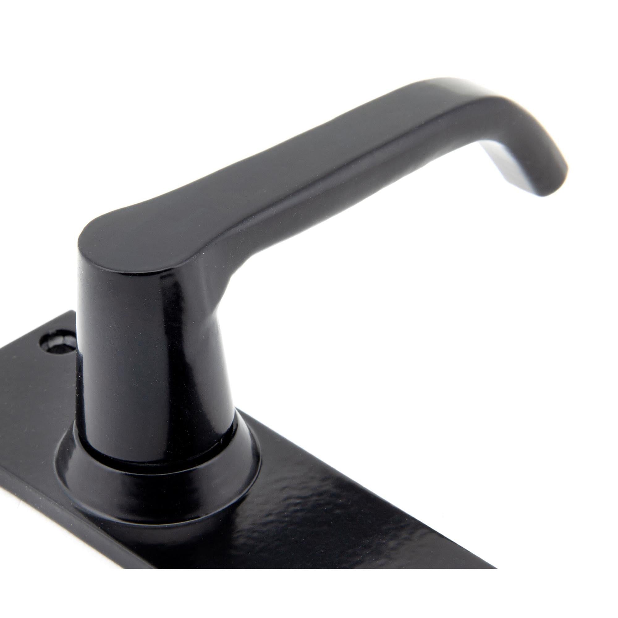Black Deluxe Lever Lock Set | From The Anvil - Lever Lock - From The Anvil - Yester Home