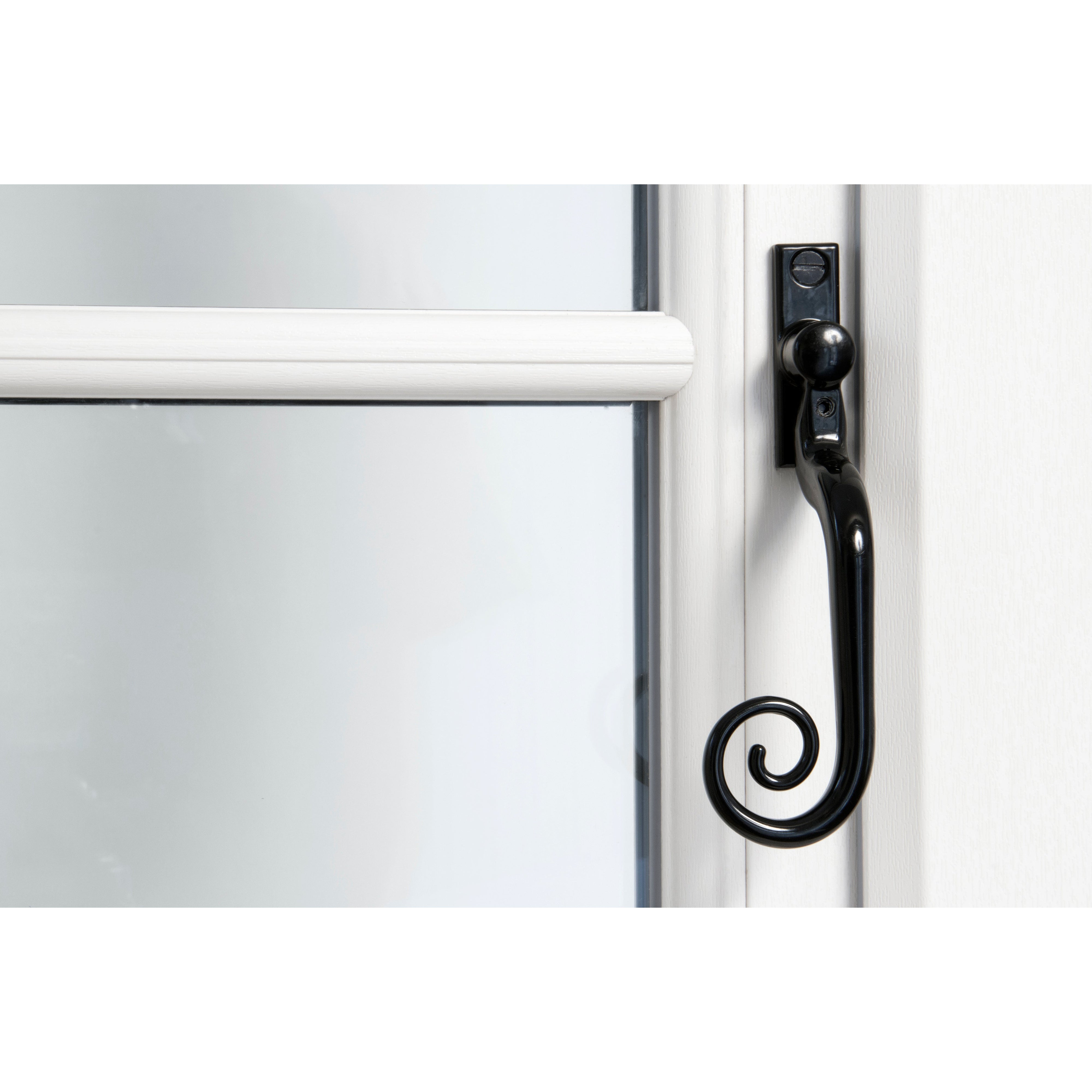 Black Deluxe Monkeytail Espag - LH | From The Anvil-Espag. Fasteners-Yester Home