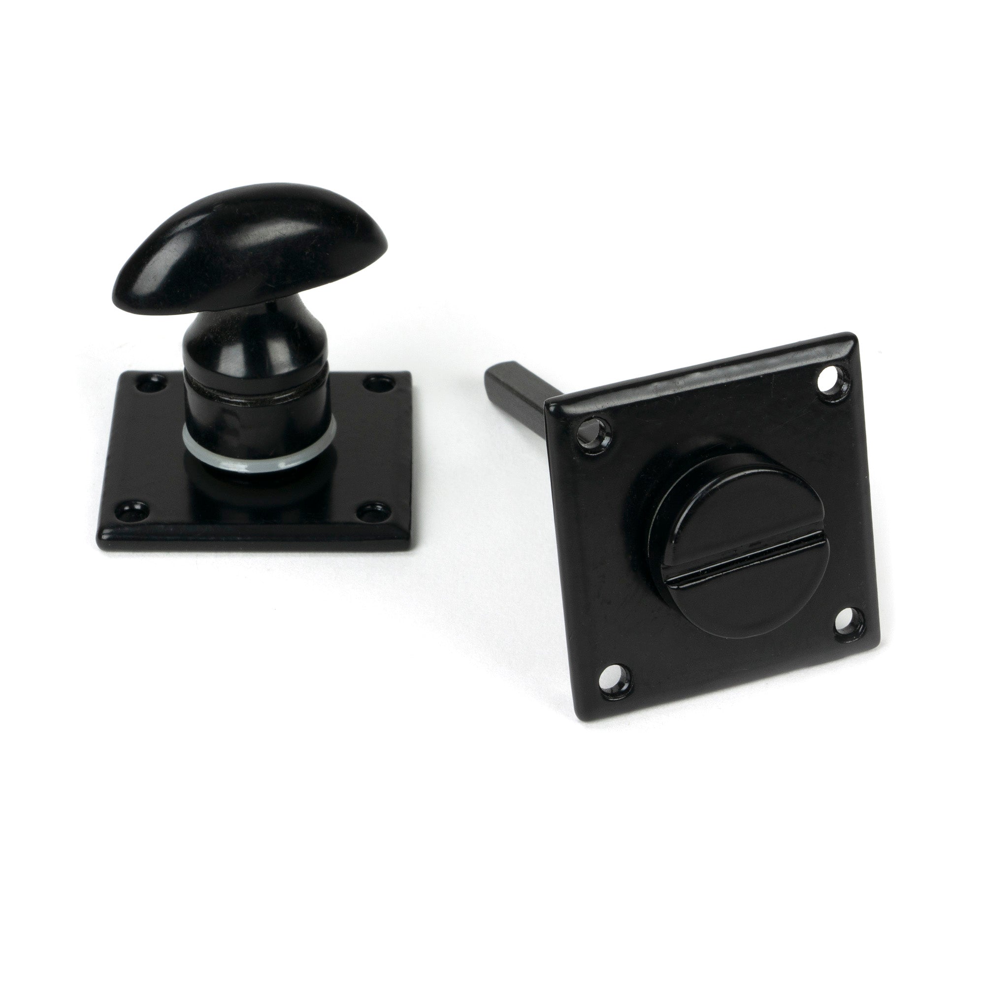 Black Diamond Bathroom Thumbturn | From The Anvil - Thumbturns - From The Anvil - Yester Home