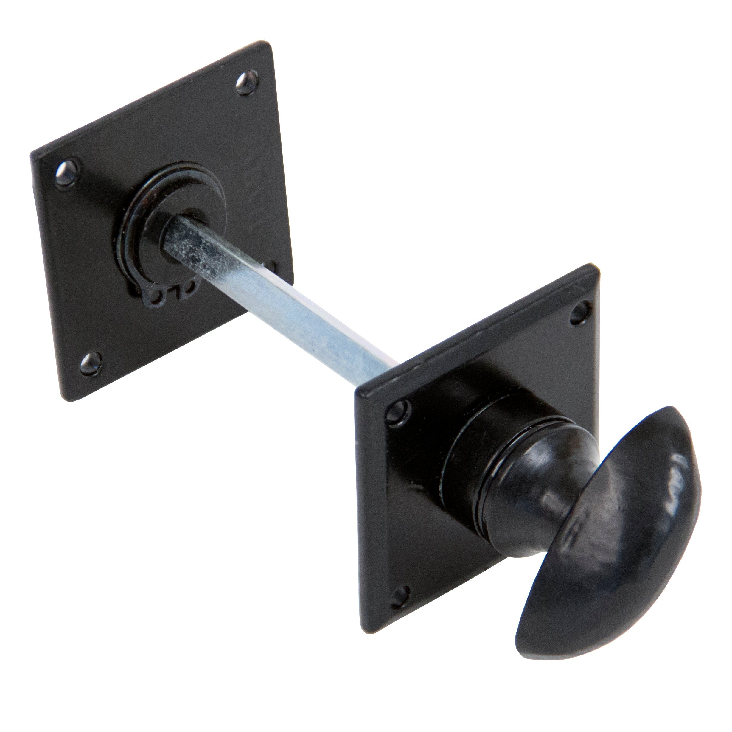 Black Diamond Bathroom Thumbturn | From The Anvil-Thumbturns-Yester Home