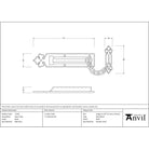 Black Door Chain | From The Anvil - Security - From The Anvil - Yester Home
