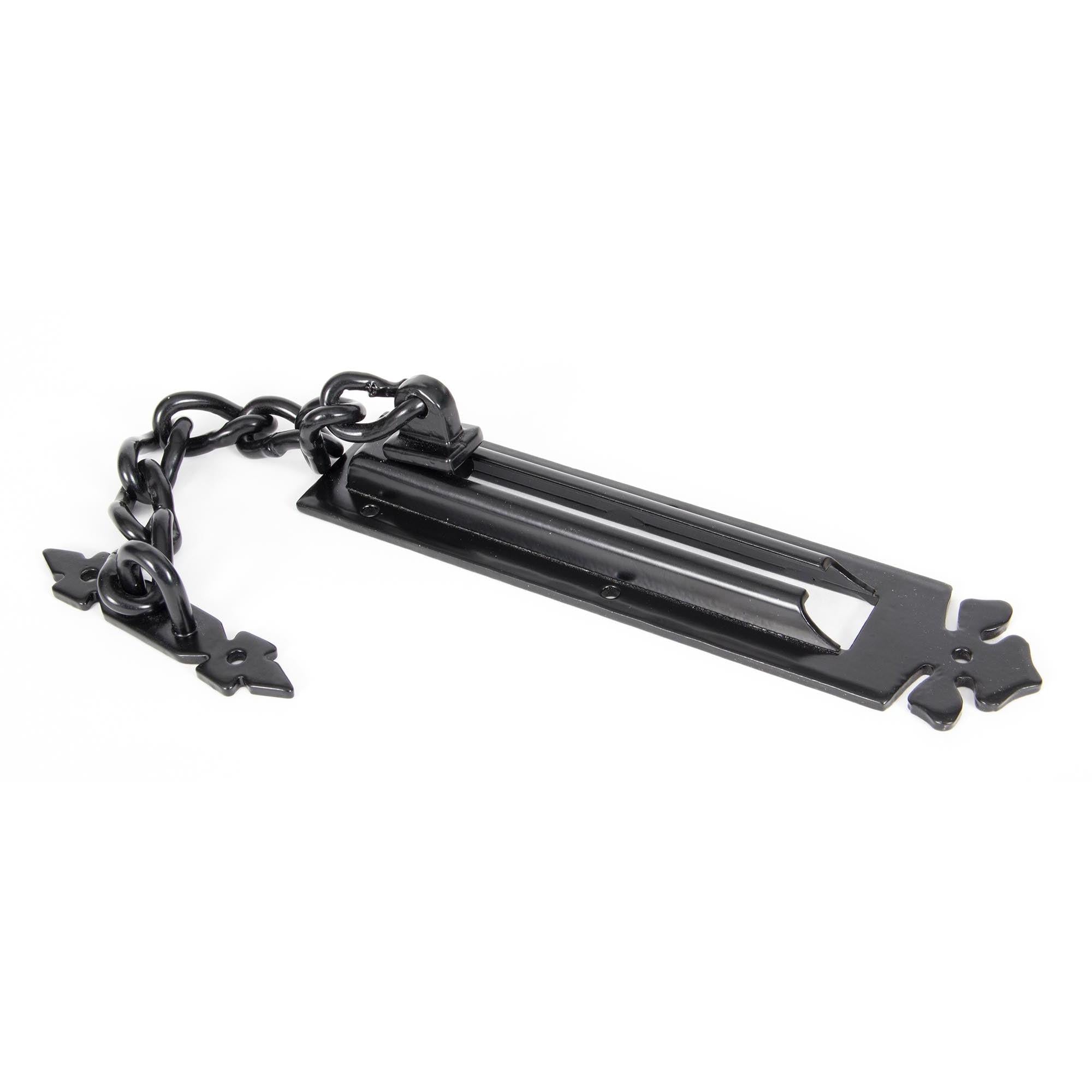 Black Door Chain | From The Anvil - Security - From The Anvil - Yester Home