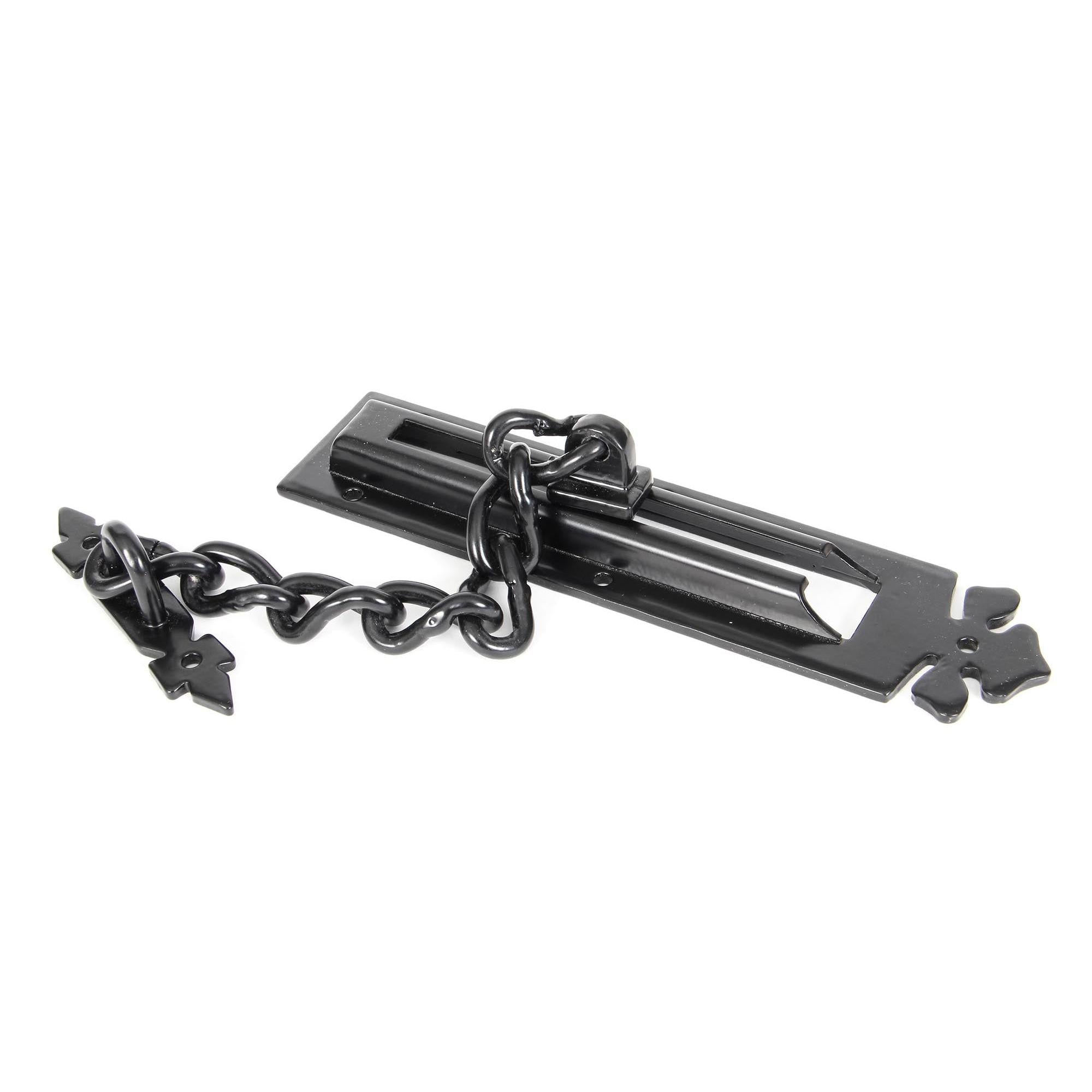 Black Door Chain | From The Anvil - Security - From The Anvil - Yester Home