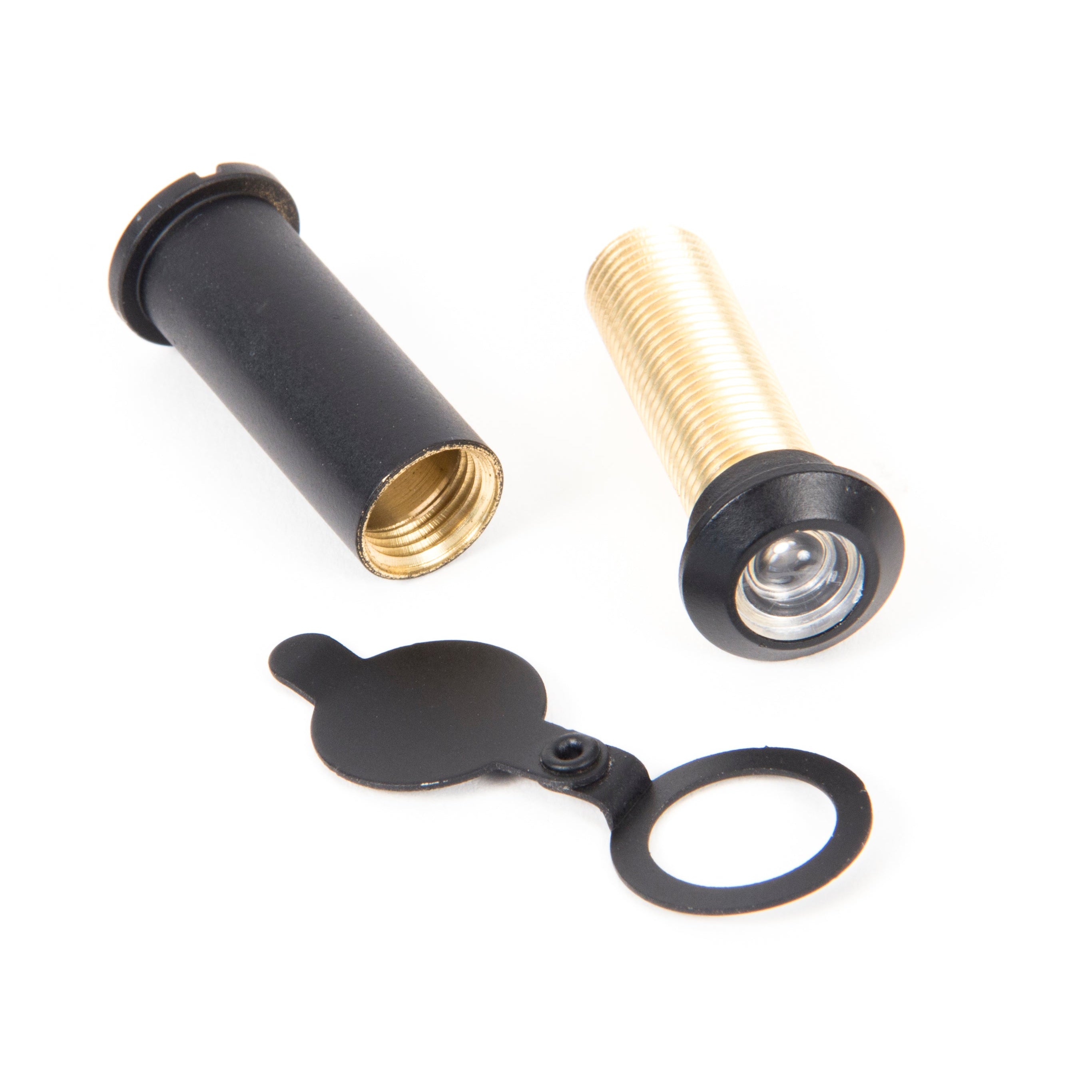 Black Door Viewer 180° (38-63mm Door) | From The Anvil-Security-Yester Home